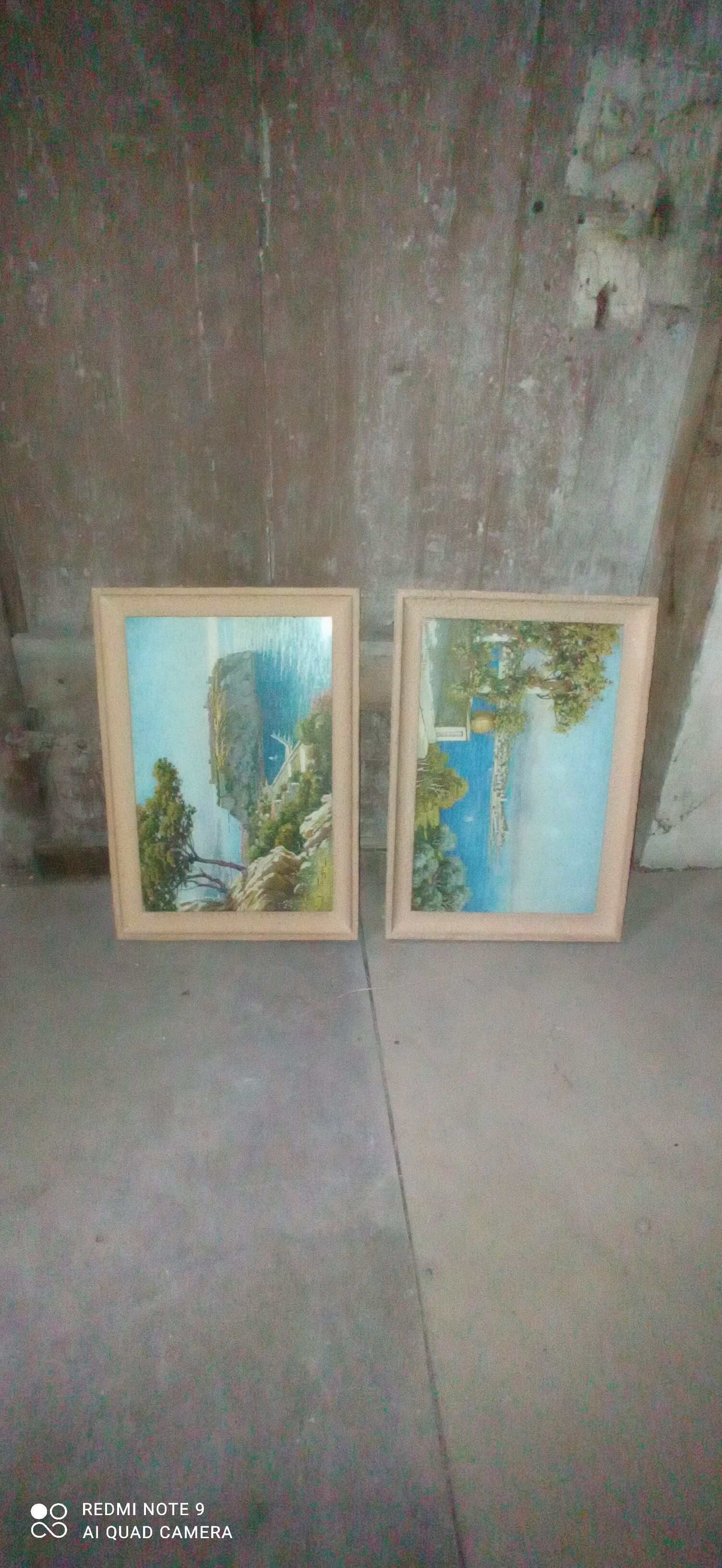 Pair of old paintings