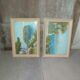 Paire de tableaux anciens