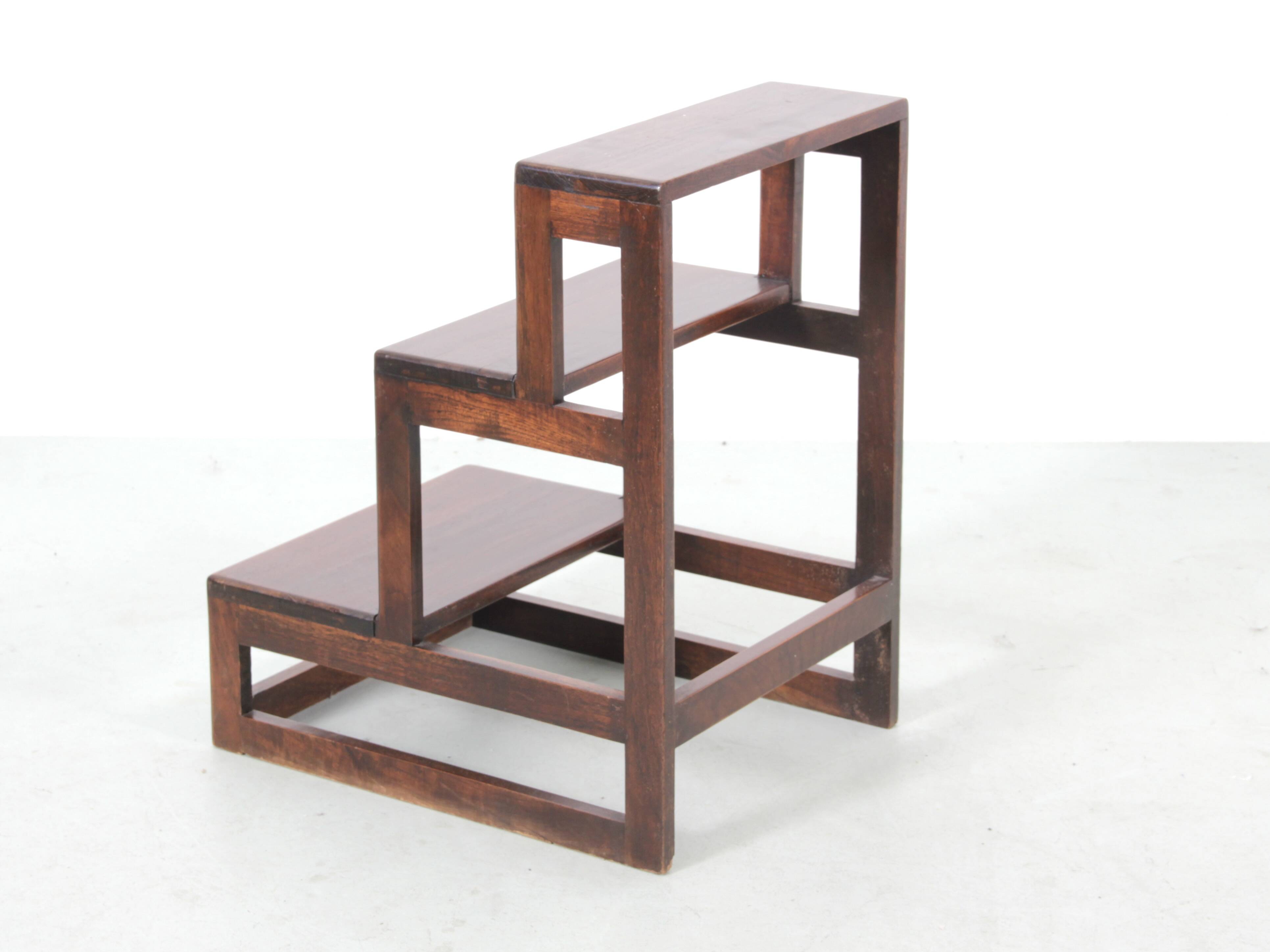 Escabeau de bibliothèque scandinave vintage