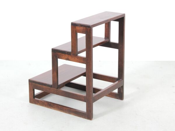 Escabeau de bibliothèque scandinave vintage