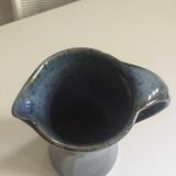 Very glazed blue pitcher