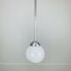 Suspension boule opaline art déco, 1930/1940