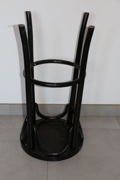 Dark wood stool 705mm