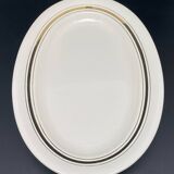 Plat ovale tour liseré doré Villeroy & Boch