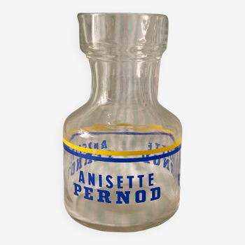 Carafe anisette pernod vintage molded glass