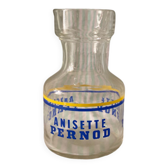 Carafe anisette pernod vintage molded glass