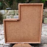 Vintage wooden doll wardrobe Art Deco