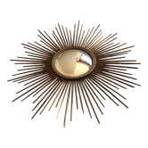 Chaty Vallauris witch's eye curved mirror from the 60s