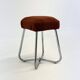 Vintage Bauhaus tubular frame stool