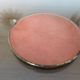 Set of 4 coasters in salmon pink mother-of-pearl