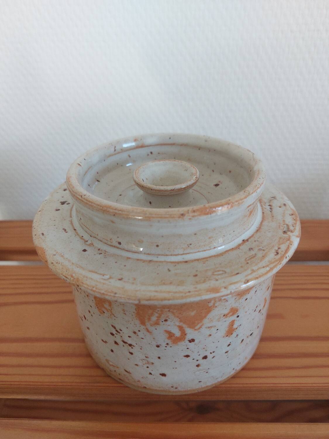 Vintage ceramic butter dish