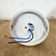 Vintage White Porcelain Ceiling Light, 1970s