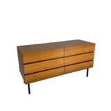 Mid-century chest of drawers with 6 drawers in the Musterring style, 1960s.
