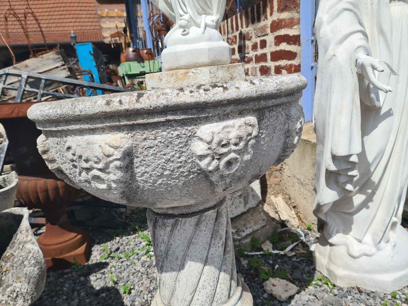 Medici vase in reconstituted stone