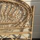 Rattan headboard Peacok 2 seats
