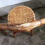 Pair of rattan chairs