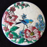 Bonbonnière, ceramic enamels from LONGWY with décor referenced by Maurice CHEVALLIER, model AUBADE!