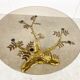 Vintage brass coffee table, 1970s