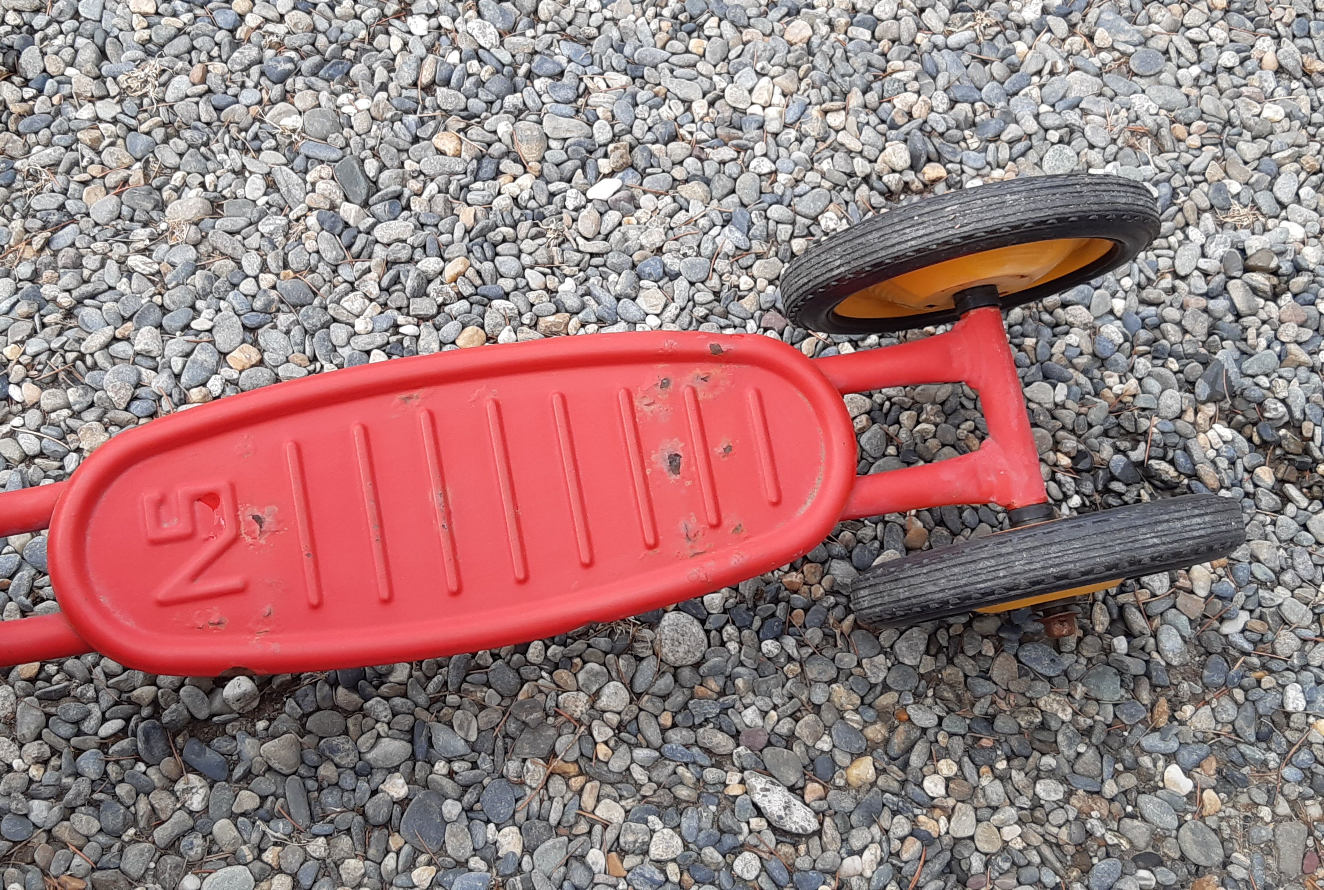 Trotinette vintage 70s pliante 3 roues