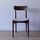 Suite de 6 chaises en bois design 1950
