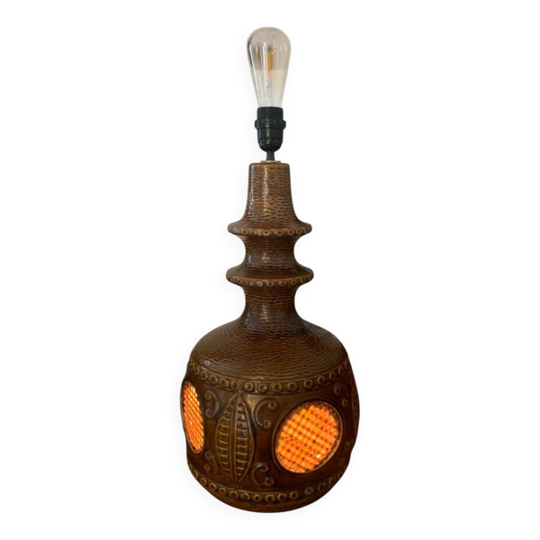 Pied de lampe de sol en céramique