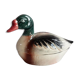 Terrine Michel caugant in duck shape tadorne by belon barbotine zoomorphe
