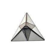Lampe de table Targetti Sankey Pyramid vintage des années 1990