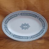 Iron Earth Oval Dish. Saint-Amand and Hamage