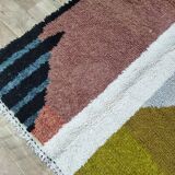 Handmade wool Berber rug 250 X 140 CM