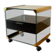 Rolling bedside table by Pierangelo Gallotti 1970