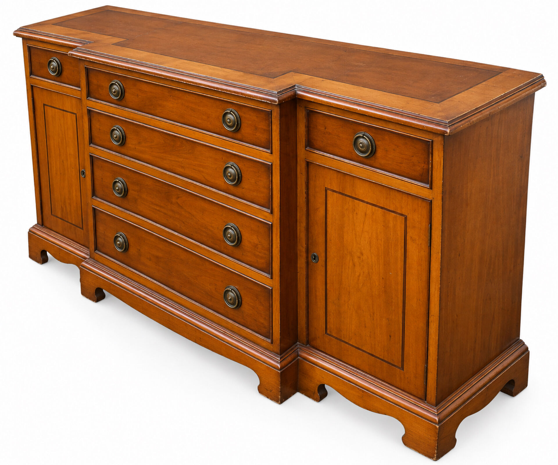 Buffet-style server enfilade English Empire