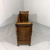 Antique oak bench in Biedemeier style 1860-1900