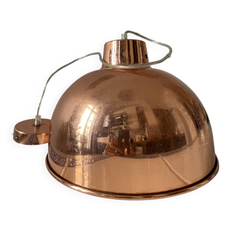 Suspension vintage en cuivre