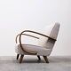 1930 Jindrich Halabala Bentwood Armchair in Beige