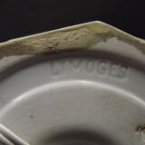 French Art Deco Skyscraper Ceiling Light White Opaque Glass - Limoges Mount