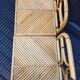 Paire de chevets en rotin