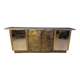 Brass credenza by Belgochrom, 1980s