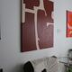 Organic abstract Bordeaux No. 1