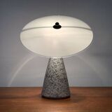 Vintage Postmodern Eno table lamp in glass and terrazzo from Ikea, 1990s.