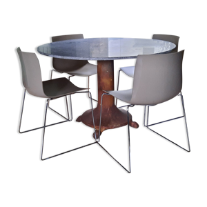 table et ses 4 chaises