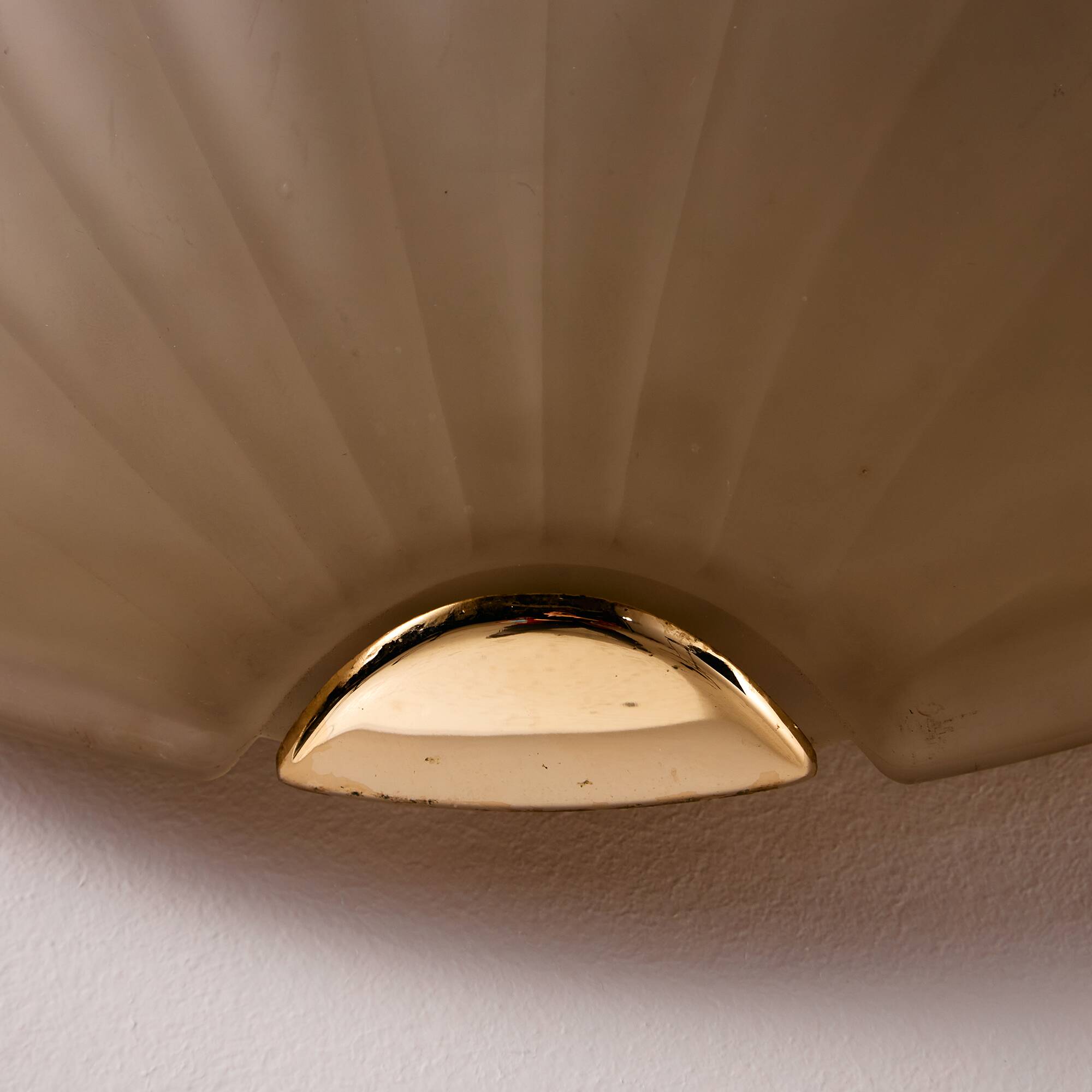 Glass wall lamp by Orion
