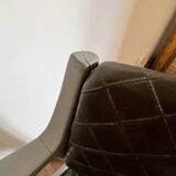 Pair of gray Scandinavian style armchairs