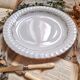 Round dish, hard porcelain, Rheinpfalz, Germany
