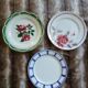 12 mismatched vintage dessert plates