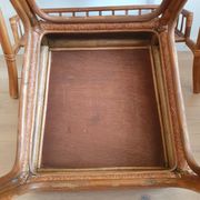 Bureau en rotin vintage