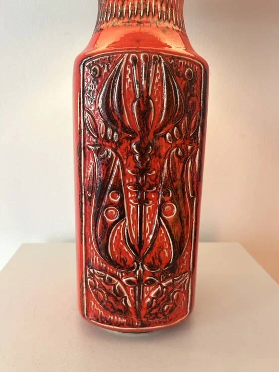 Table lamp from the 1960s, Bay vase - Bodo Mans