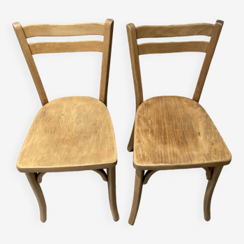 Pair of baumann bistro chairs