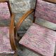 Pair of 1960s bridge chairs in Nobilis fabric