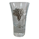 6 small antique liqueur glasses