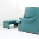 Fauteuil lounge Cassina ‘Portovenere’ avec repose-pieds – Vico Magistretti